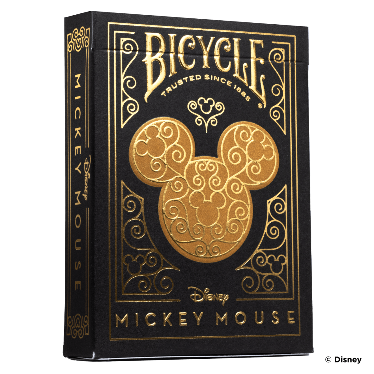 Bicycle Disney Black &amp; Gold Mickey Playing Cards