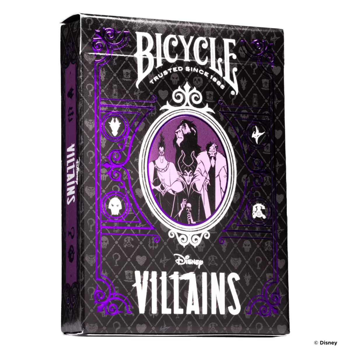 Bicycle Disney Villains Green/Purple Mix Playing Cards