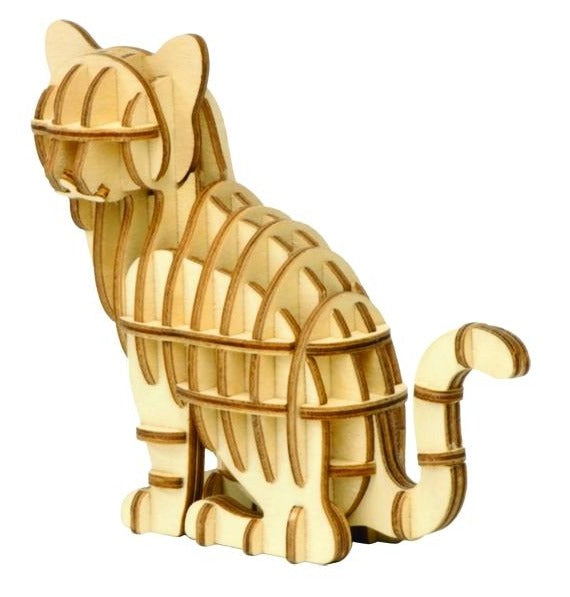 Ki-gu-mi Plywood Puzzle Cat
