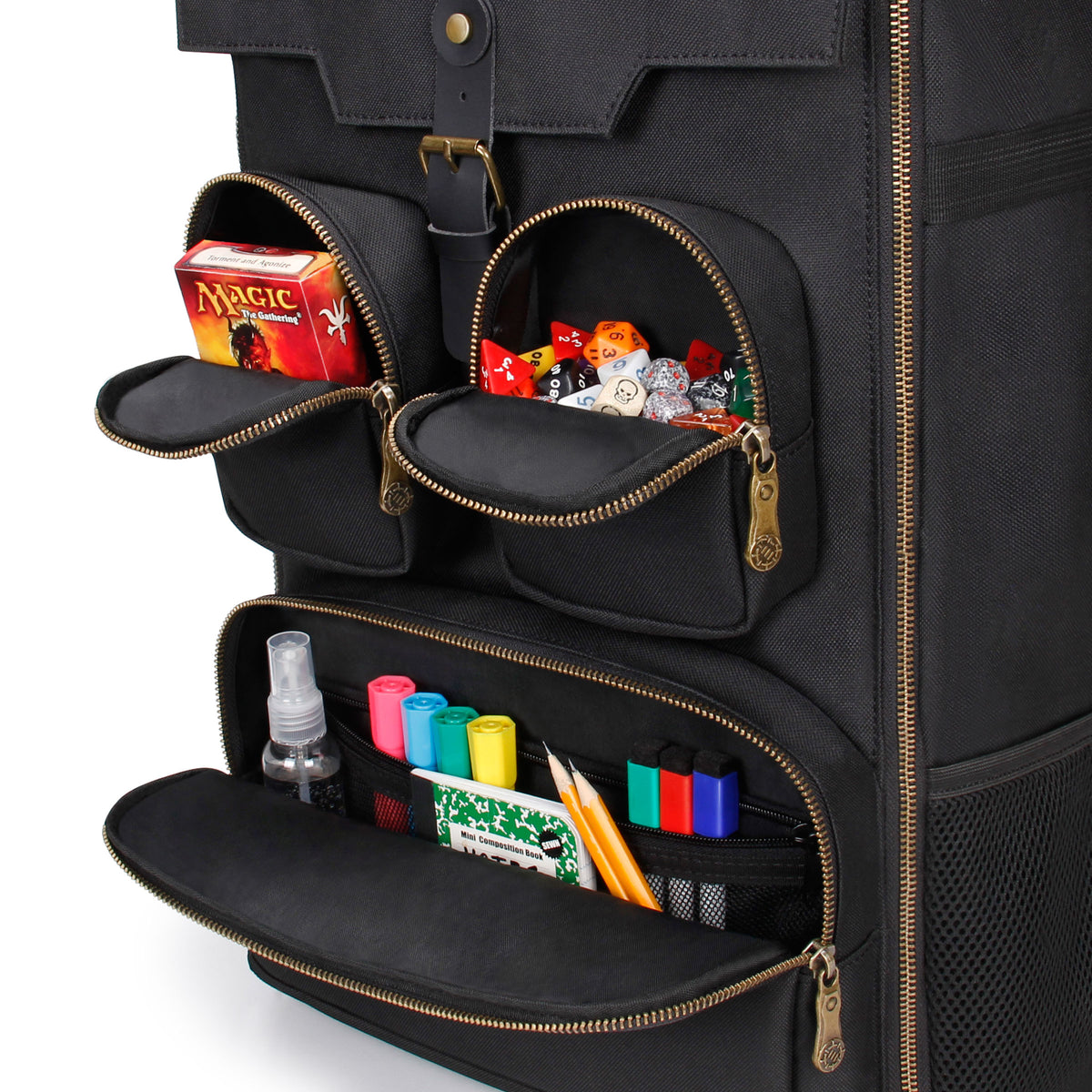 Enhance Card Storage Backpack Black