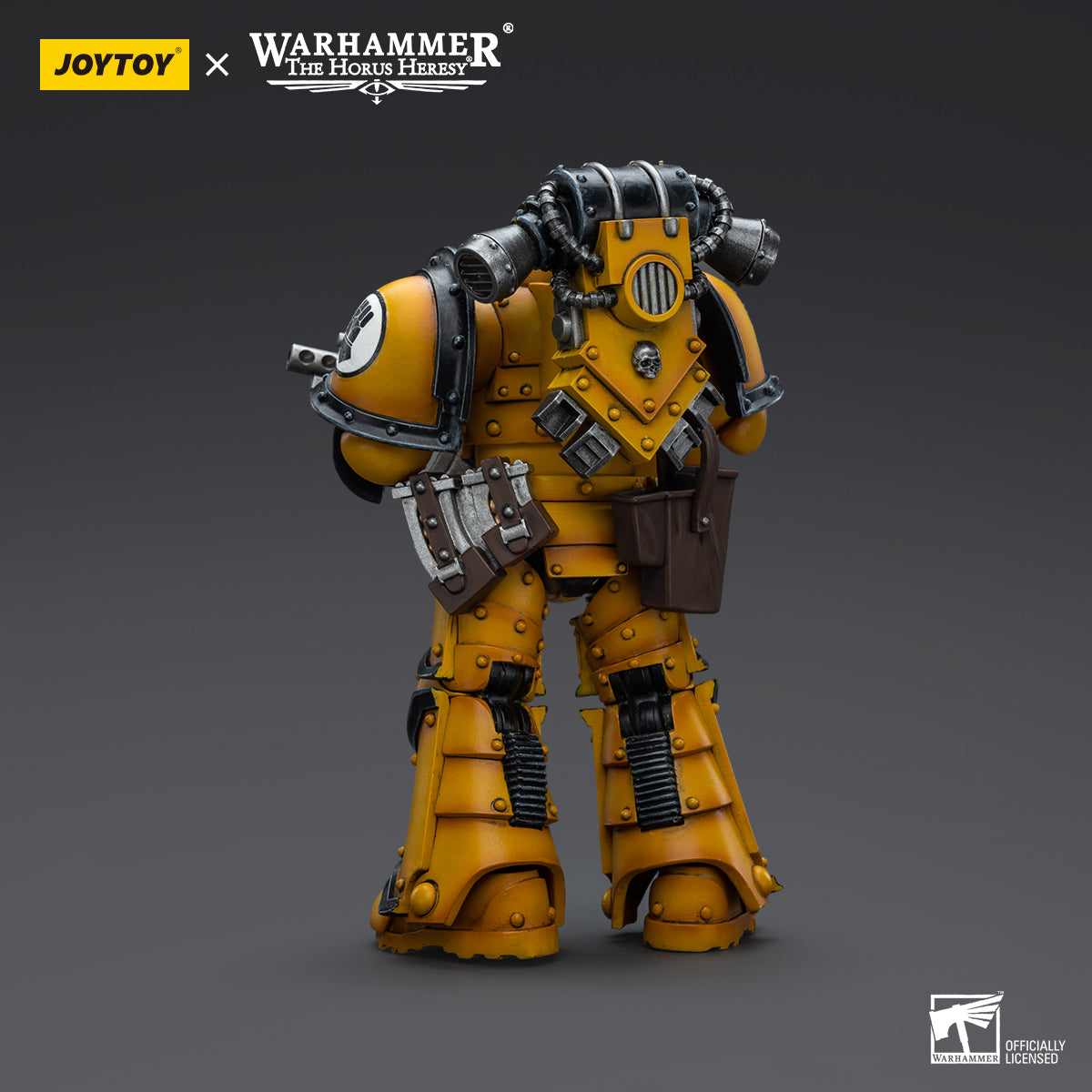 Warhammer Collectibles: 1/18 Scale Imperial Fists Legion MkIII Tactical Squad Legionary with Bolter