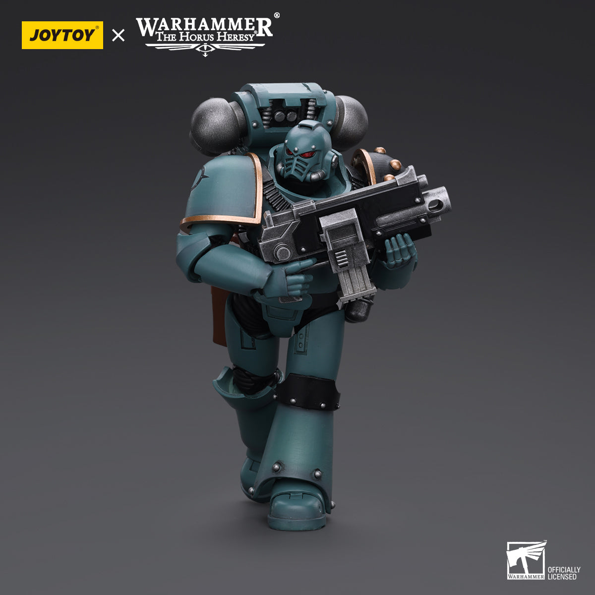Warhammer Collectibles: 1/18 Scale Sons of Horus MKIV Tactical Squad Legionary with Bolter (Preorder)