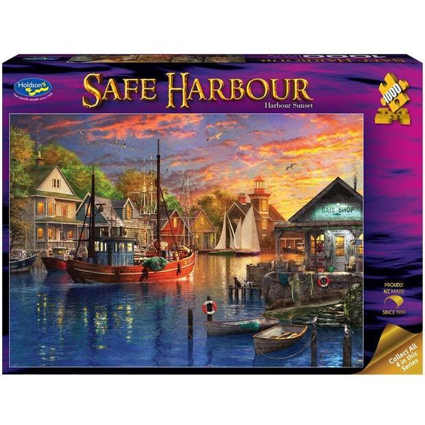 Holdson Safe Harbour - Sunset 1000 Piece Jigsaw
