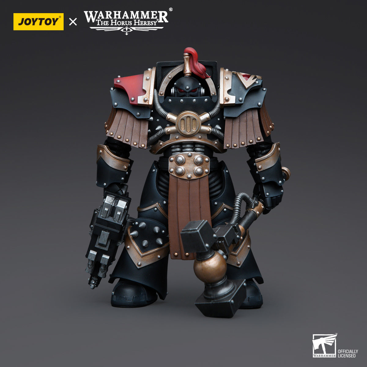 Warhammer Collectibles: 1/18 Scale Sons of Horus Justaerin Terminator Squad Justaerin Thundr Hammer (Preorder)
