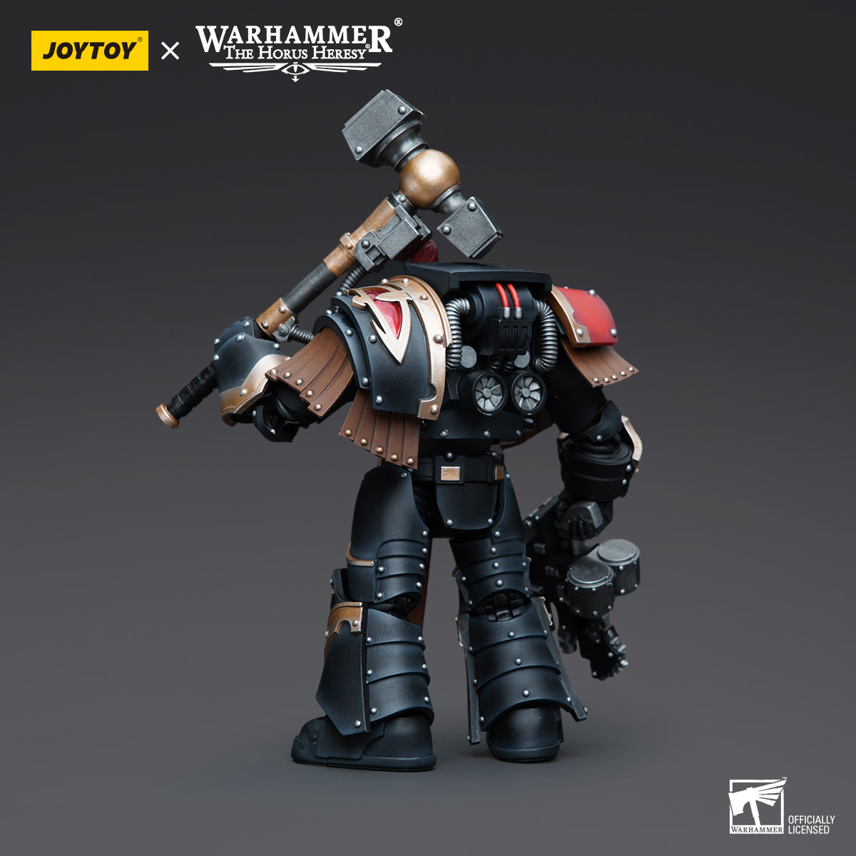 Warhammer Collectibles: 1/18 Scale Sons of Horus Justaerin Terminator Squad Justaerin Thundr Hammer (Preorder)