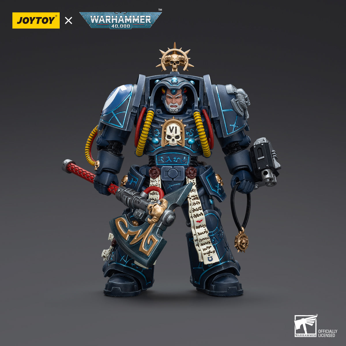 Warhammer Collectibles: 1/18 Scale Ultramarines Librarian In Terminator Armour (Preorder)