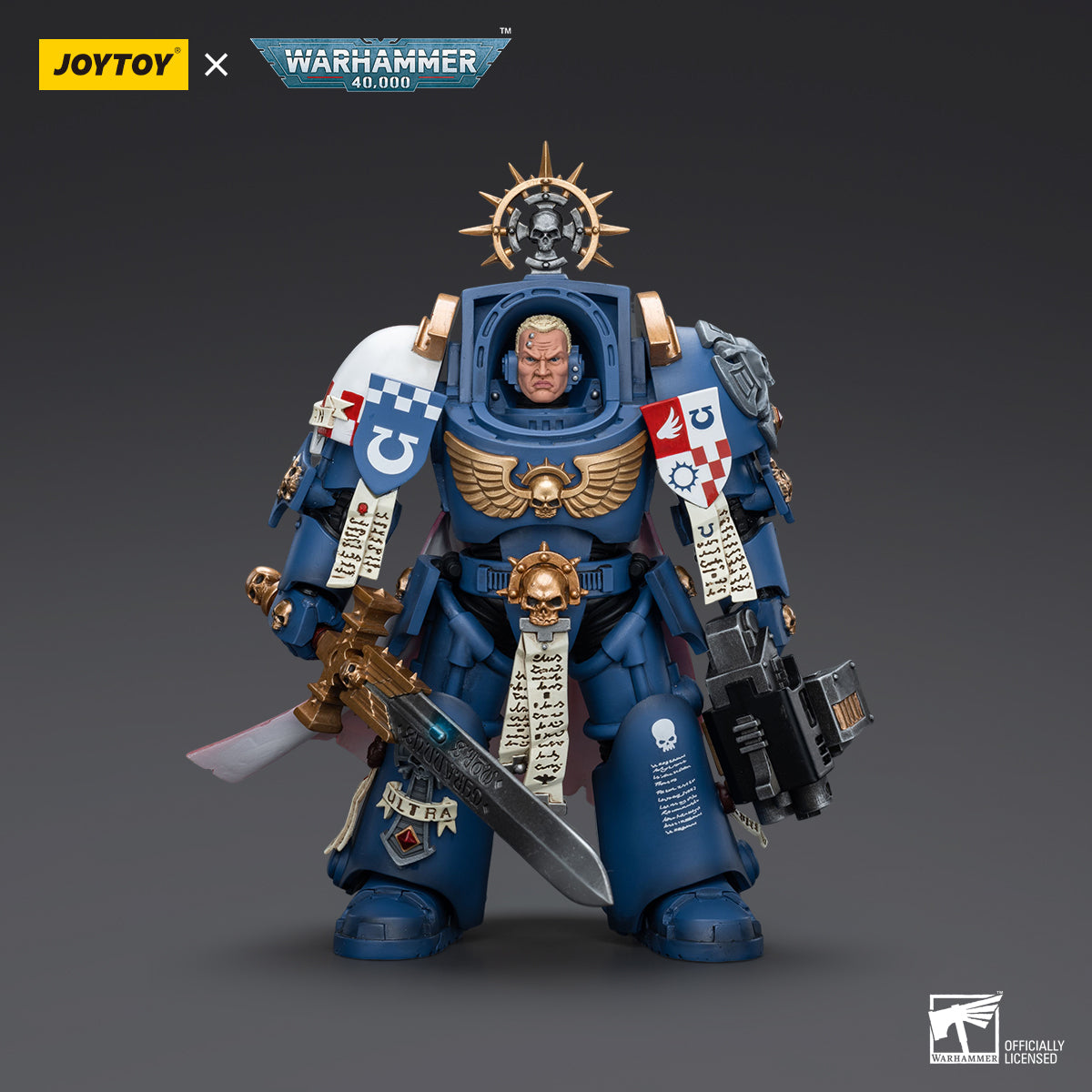 Warhammer Collectibles: 1/18 Scale Ultramarines Terminator Captain Severus Agemman (Preorder)