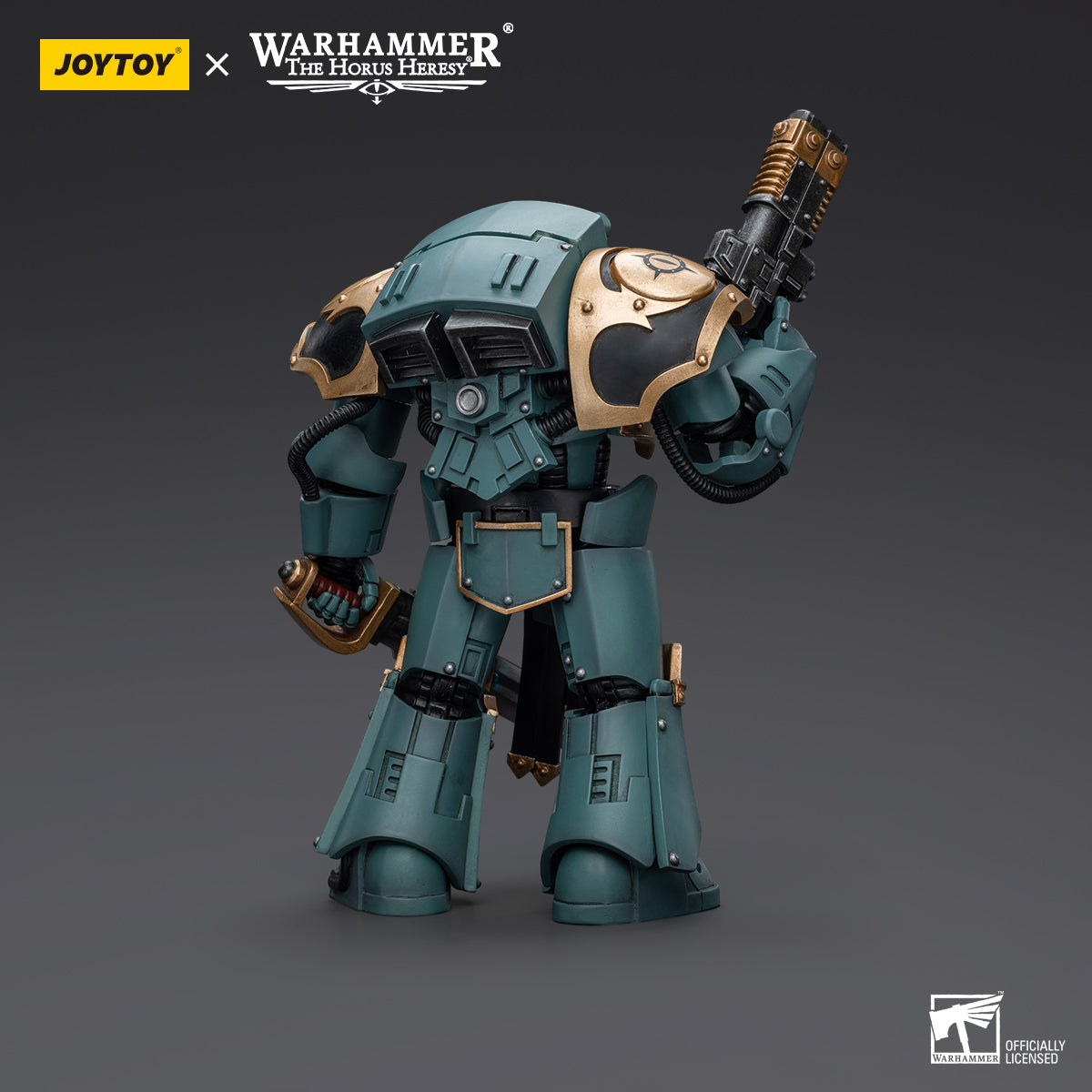 Warhammer Collectibles: 1/18 Scale Sons Of Horus Tartaros Terminator Squad Sergeant &amp; Power Sword (Preorder)