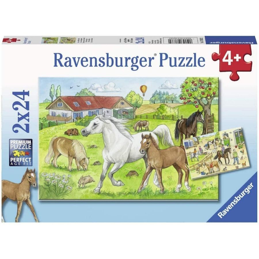 Ravensburger At the Stables 2x24 Piece Jigsaw