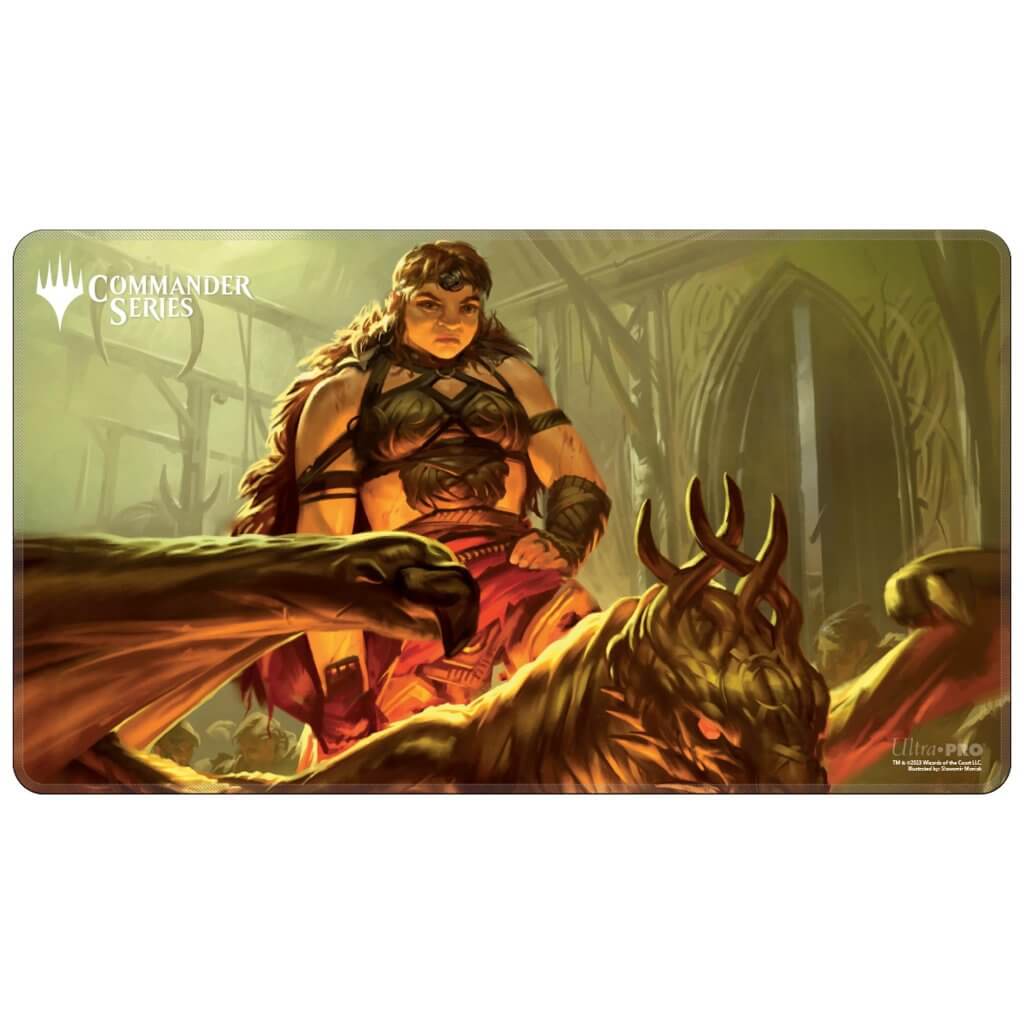 Ultra Pro Magic: The Gathering - Playmat - Commander Series Mono Color - Magda Stitched Edge Playmat (Preorder)