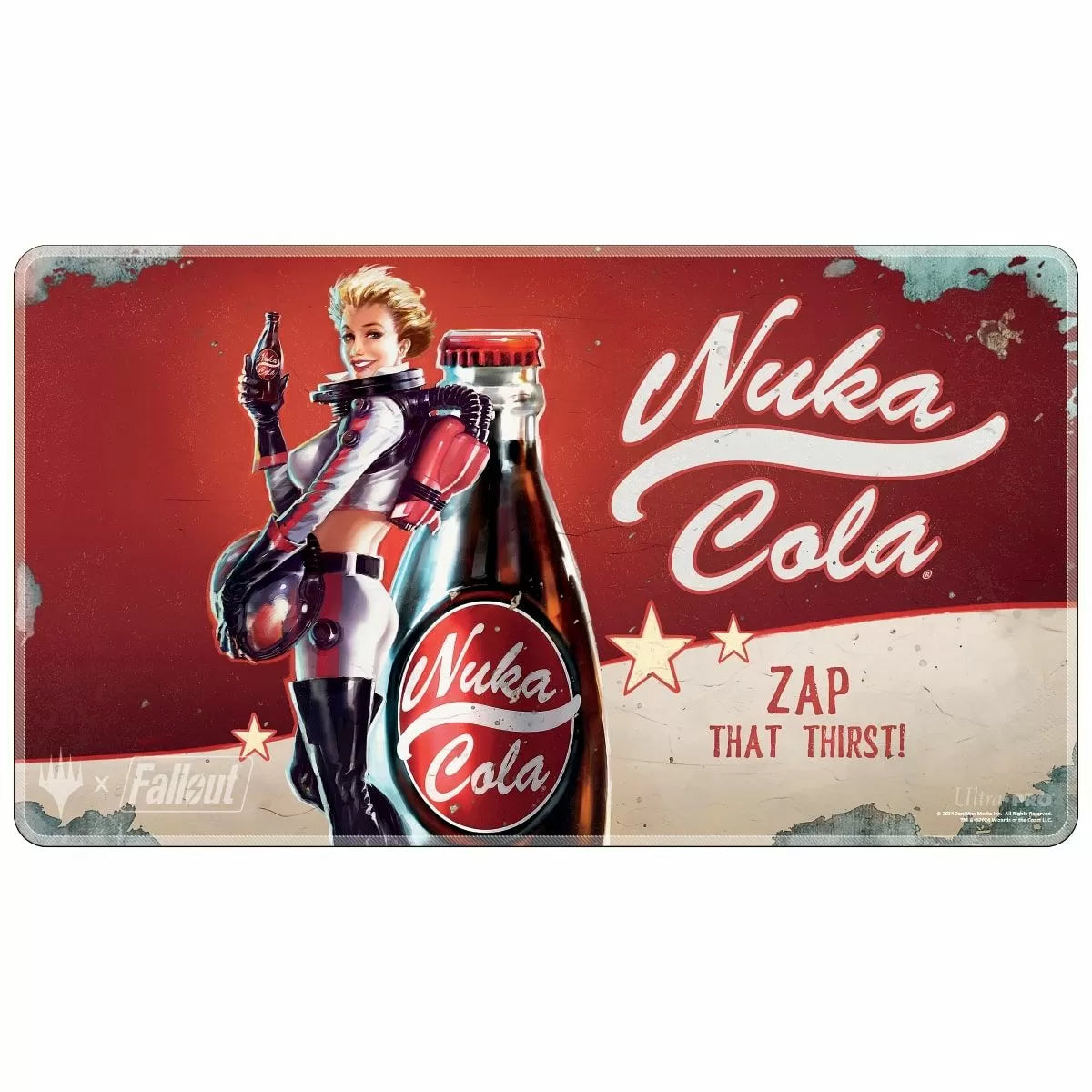 Magic The Gathering - Fallout Holofoil Playmat Z - Nuka Cola