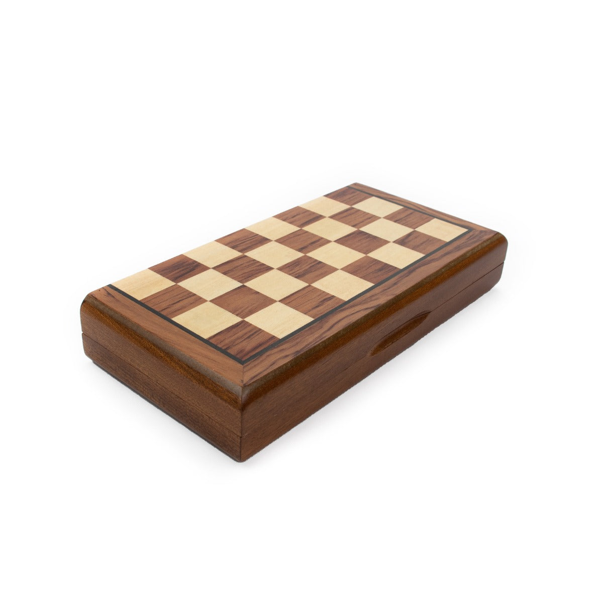 LPG Club Chess Set - Brown Woodgrain