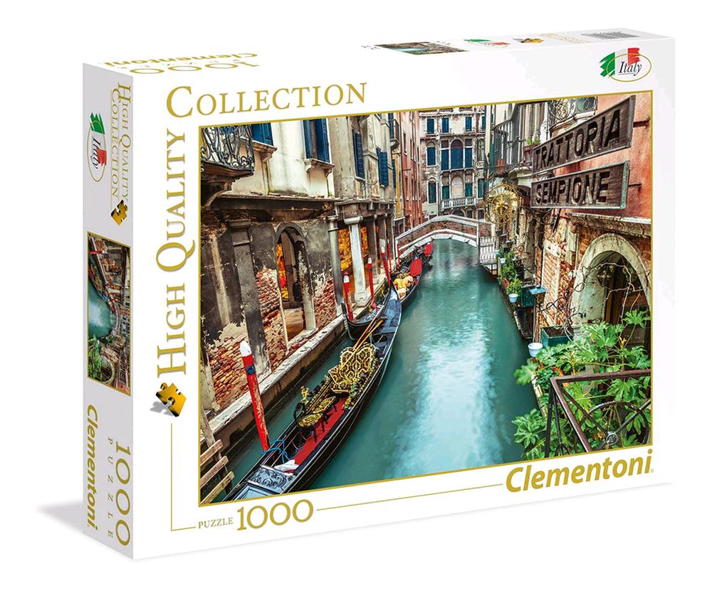 Clementoni Venice Canal 1000 Piece Jigsaw Italy Collection
