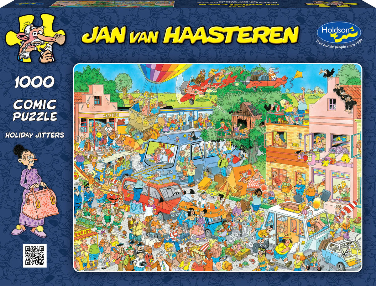 Jan Van Haasteren Holiday Jitters 1000 Piece Jigsaw