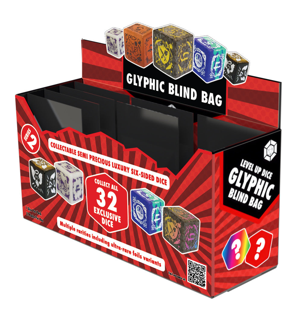 Level Up Dice - Series 2 Glyphic Blind Bags Box
