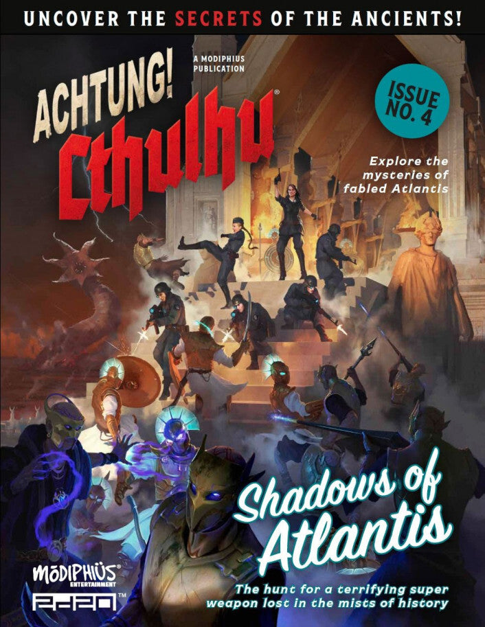 Achtung Cthulhu 2d20 Rpg - Shadows Of Atlantis 2d20 Edition