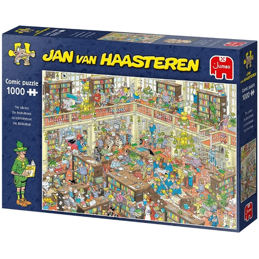 The Library - Jan Van Haasteren 1000 Piece Jigsaw  - Jumbo