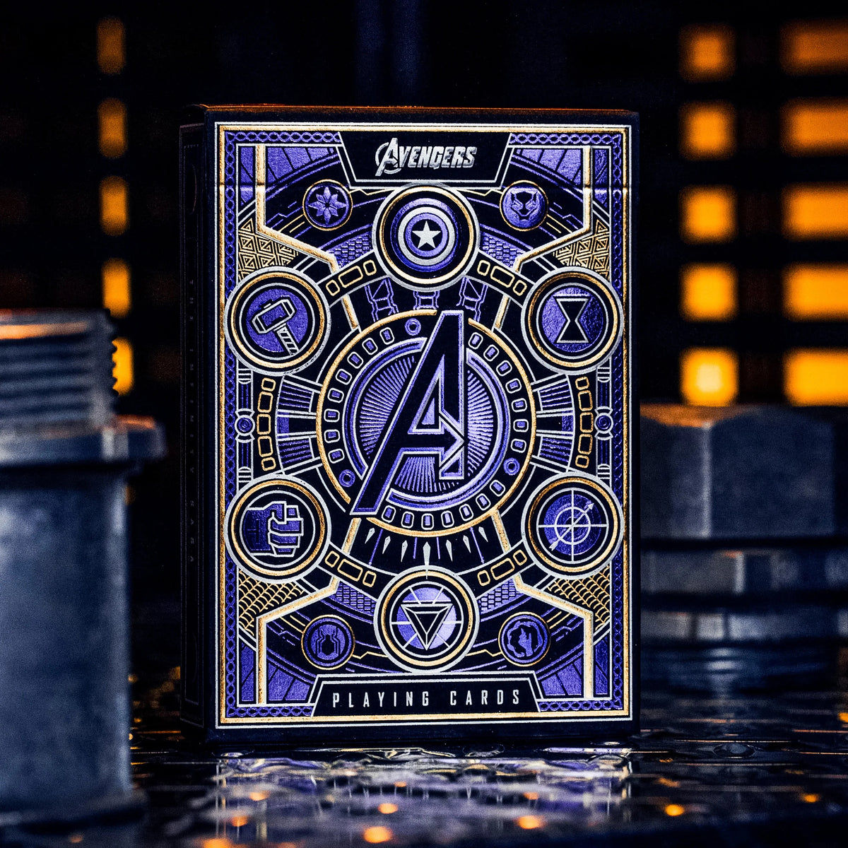 Theory 11 - Avengers Purple Playing Cards (Preorder)