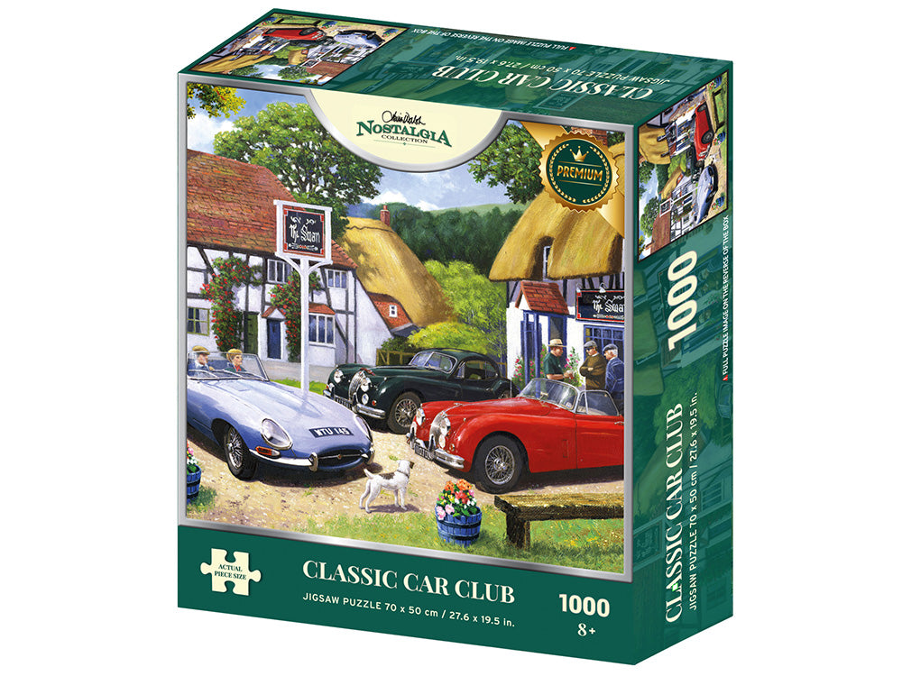Holdson Nostalgia Classic Cars 1000 Piece Jigsaw