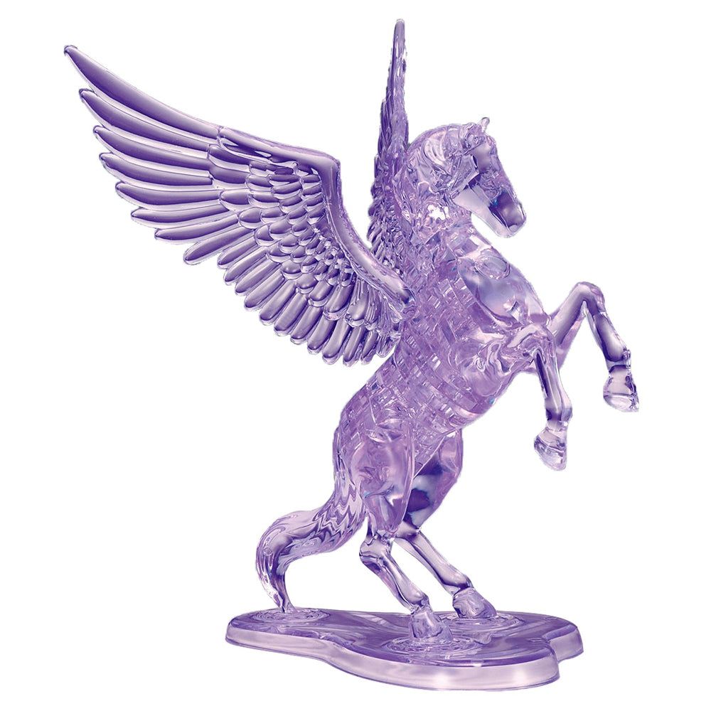 3D Clear Flying Horse Crystal Puzzle