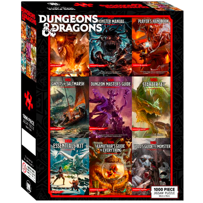 Impact Puzzle - Dungeons and Dragons 1000 Piece Jigsaw