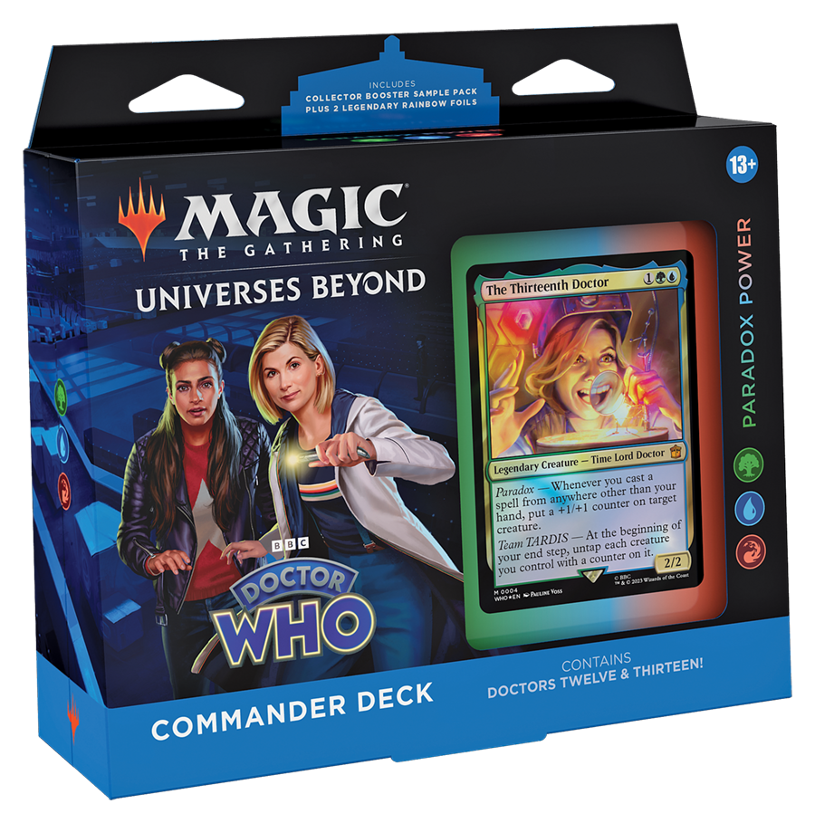 Magic The Gathering Universes Beyond Doctor Who Commander Deck