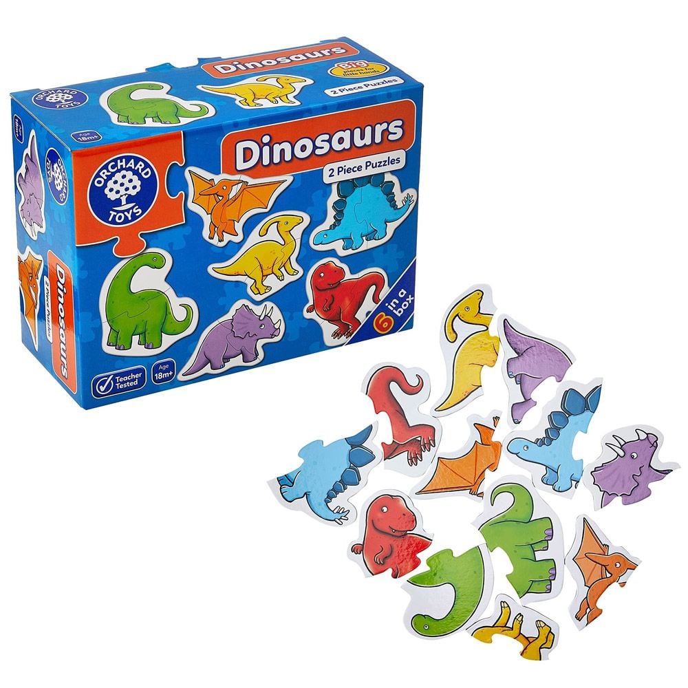 Orchard Jigsaw - Dinosaur 6 x 2 piece puzzles