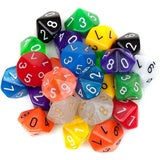 Chessex - 25 Assorted D10 Percentage