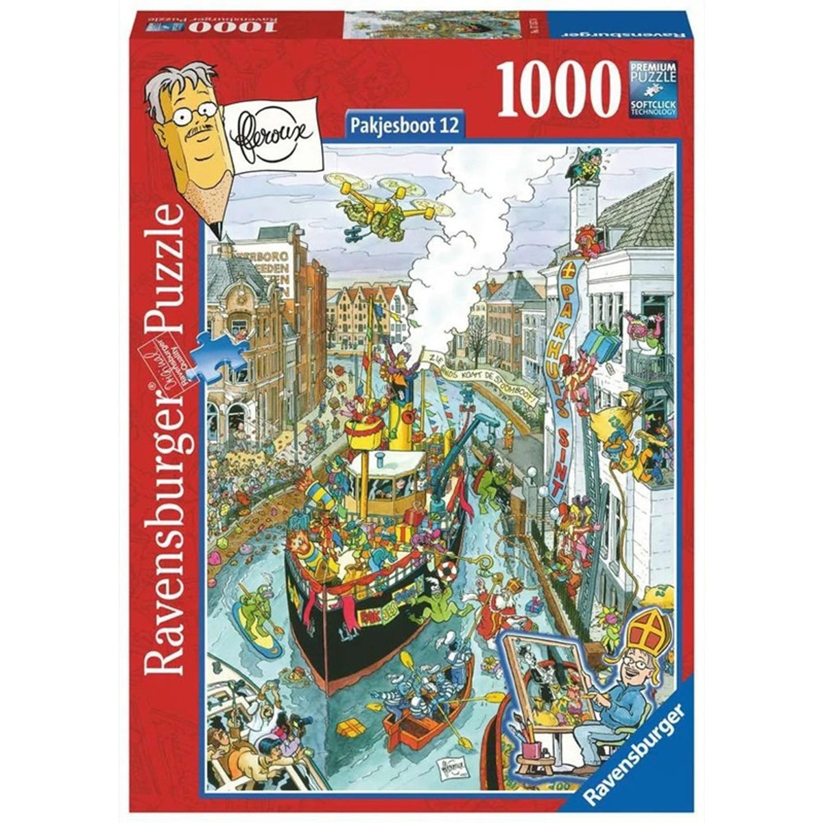 Ravensburger - Pakjesboot 12 1000 Piece Jigsaw