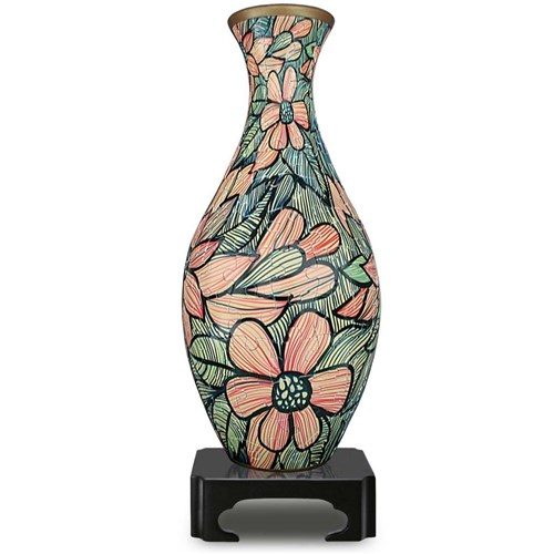 Puzzle Vase: Seamless Flowers