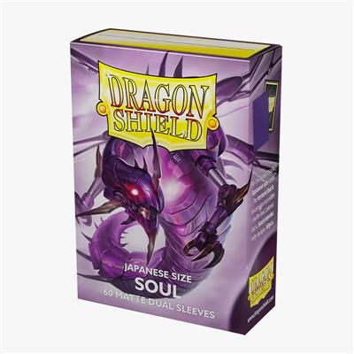 Dragon Shield - Japanese Size Dual Matte Card Sleeves Metallic Purple (Soul) (60)