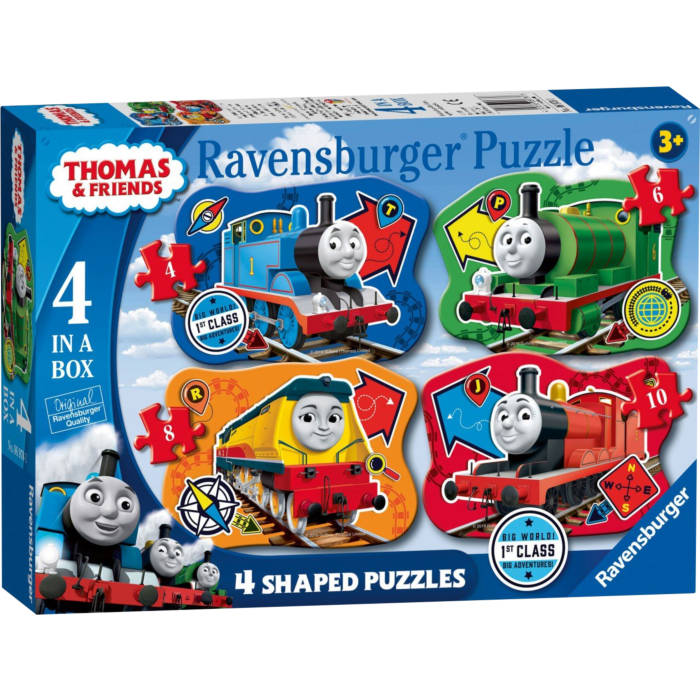 Ravensburger - Thomas the Tank Engine Shaped Puzzles 4 6 8 and 10 Pieces