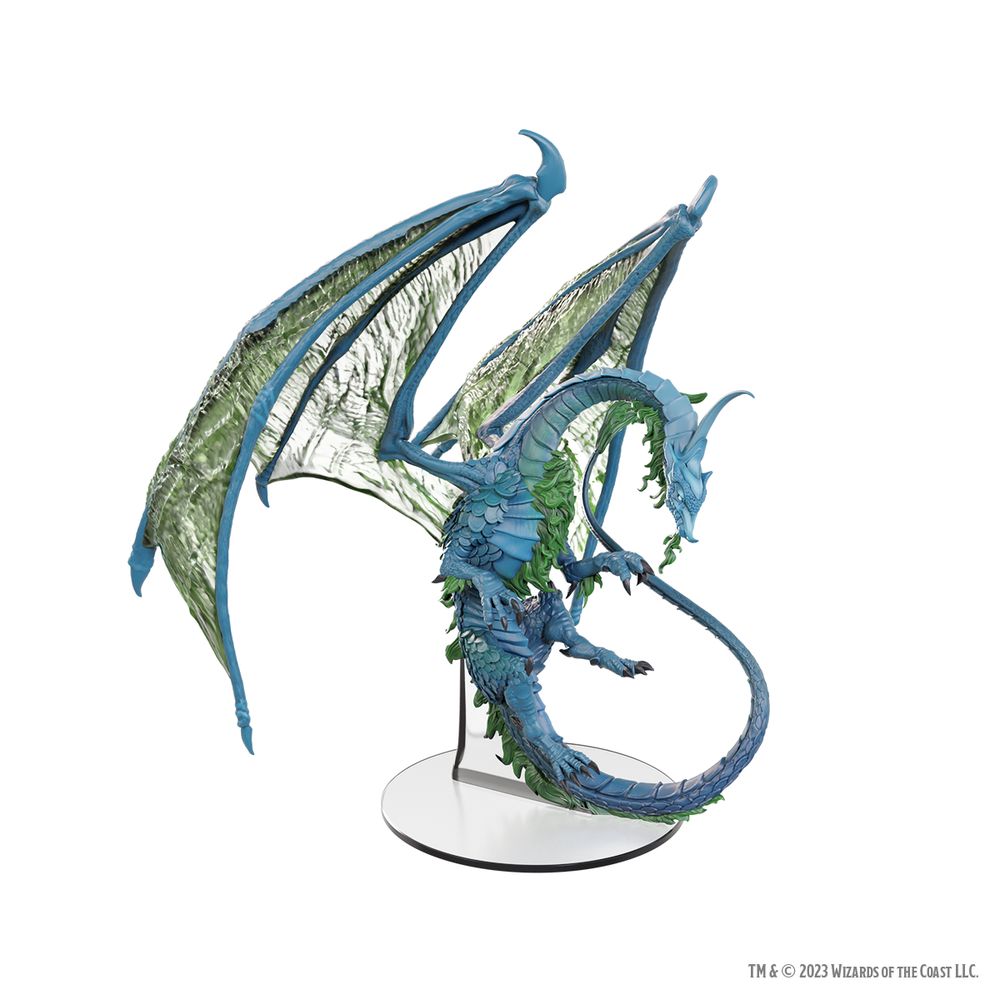 Dungeons &amp; Dragons Icons of the Realms: Adult Moonstone Dragon (Preorder)