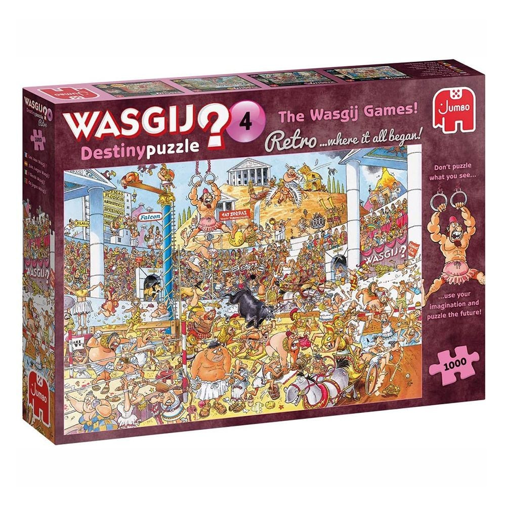 Wasgij? Retro Destiny 4 - The Wasgij Games - 1000 Piece Jigsaw