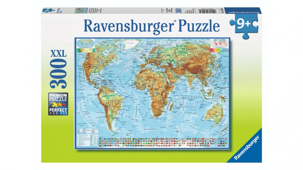 Ravensburger - World Political Map 300 Piece Jigsaw