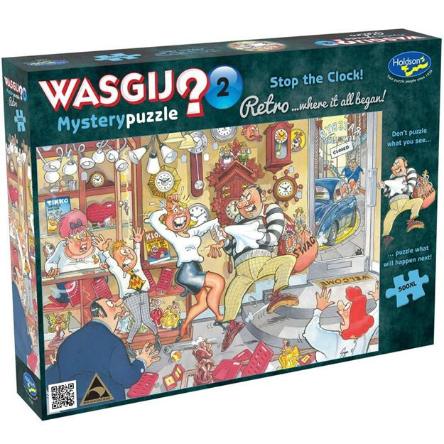 Wasgij? Retro Mystery 2 Stop the Clock 500 Piece Jigsaw