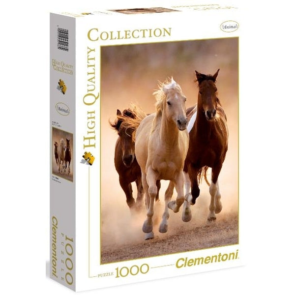 Clementoni Running Horses 1000 piece Jigsaw