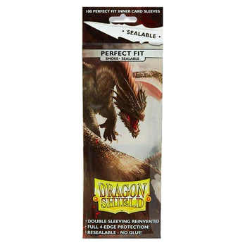 Dragon Shield - Sleeves Perfect Fit Pack Smoke - Standard Size