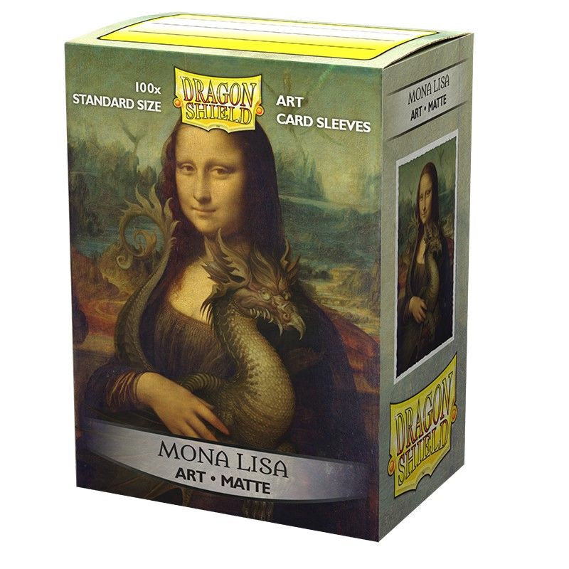 Dragon Shield - Mona Lisa Matte Art Box Sleeves Standard Size (100)
