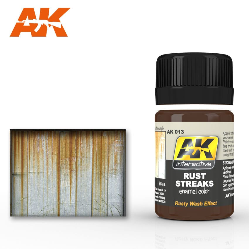 AK Interactive Weathering Products Rust Streaks