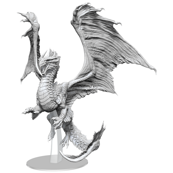  WizKids D&D Icons of The Realms: Adult Brass Dragon Dungeons  and Dragons Miniatures : Toys & Games