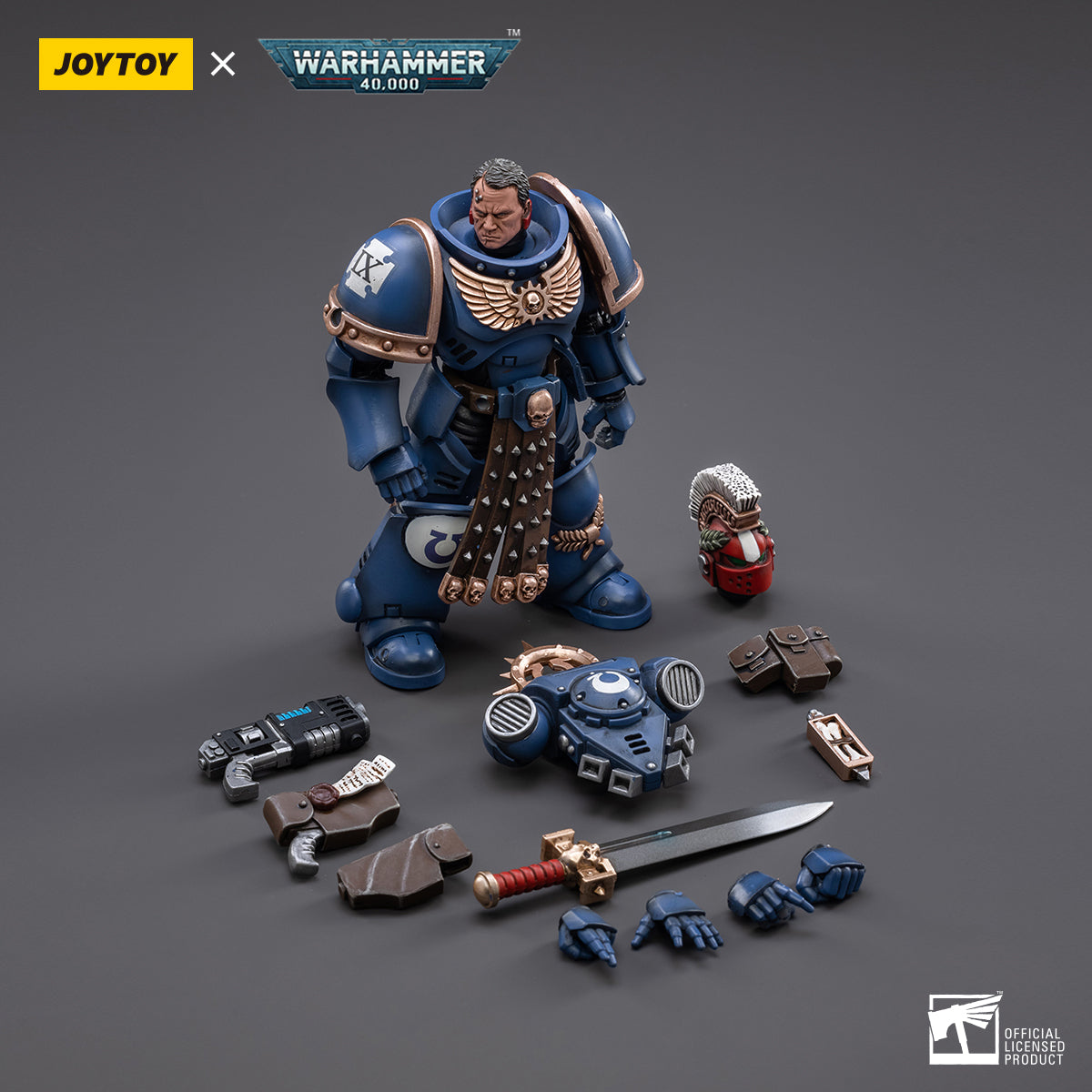 Warhammer Collectibles: 1/18 Scale Ultramarines Veteran Sergeant Icastus
