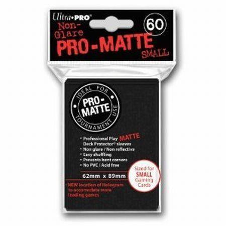 Sleeves Non-Glare Pro-Matte Small Black 60 Pack