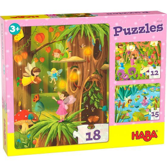 Glittering Fairyland 12 15 and 18 Piece Jigsaws