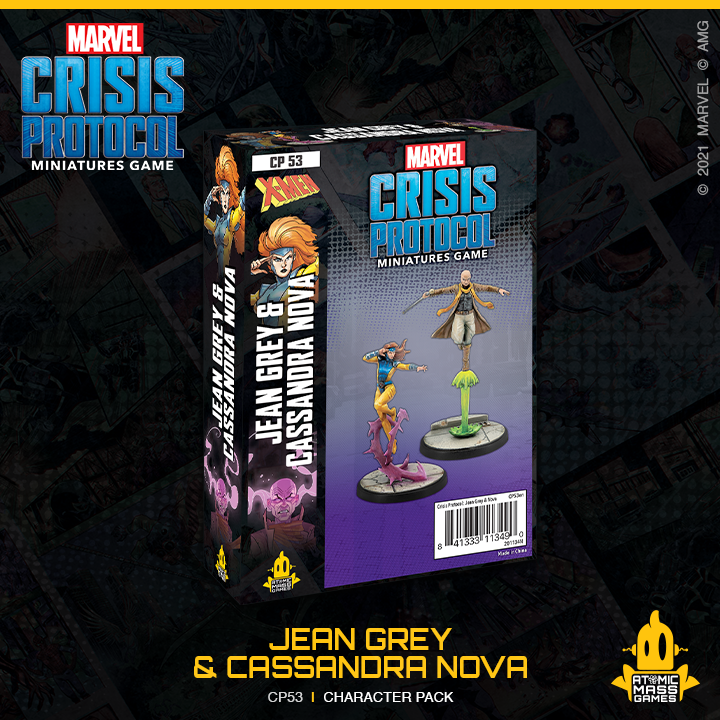 Marvel Crisis Protocol Miniatures Game Jean Grey &amp; Cassandra Nova