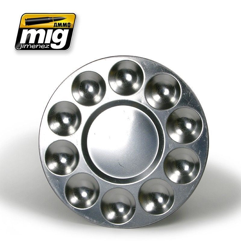 Ammo by MIG Accessories Aluminium Palette (10 wells)