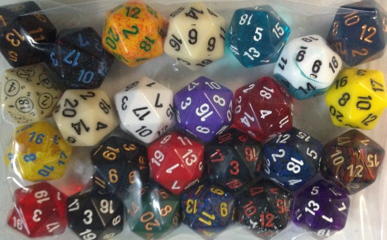 Chessex - 25 Assorted D20
