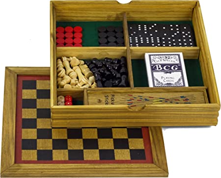 Wood Games W/Shop Six In One