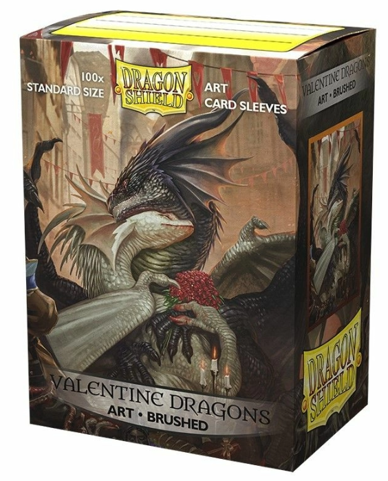 Dragon Shield - Sleeves Matte Art Valentine Dragon 2021 - Standard Size (100)