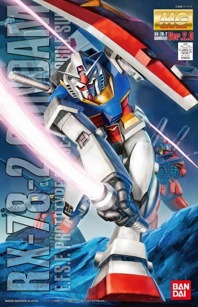 Bandai MG 1/100 Gundam Rx-78-2 Ver 2.0